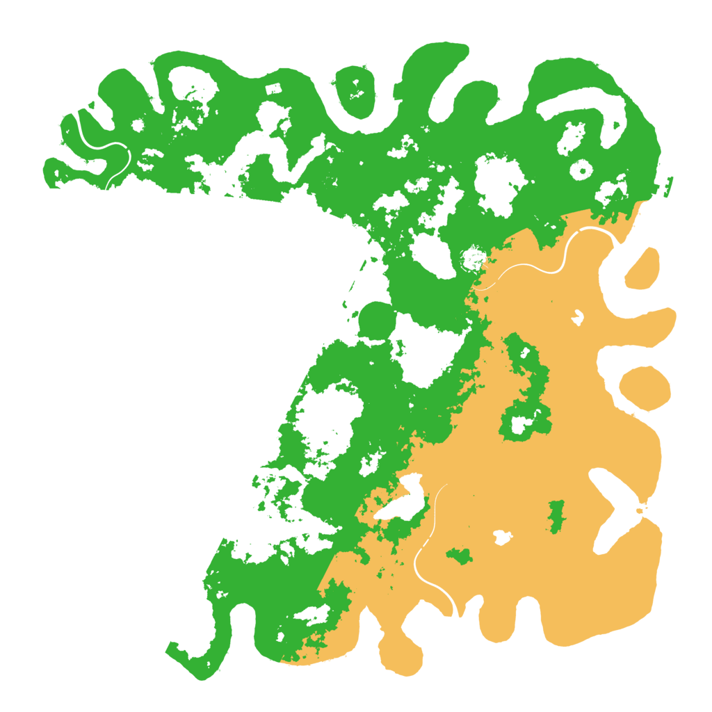 Biome Rust Map: Procedural Map, Size: 5000, Seed: 1975906794