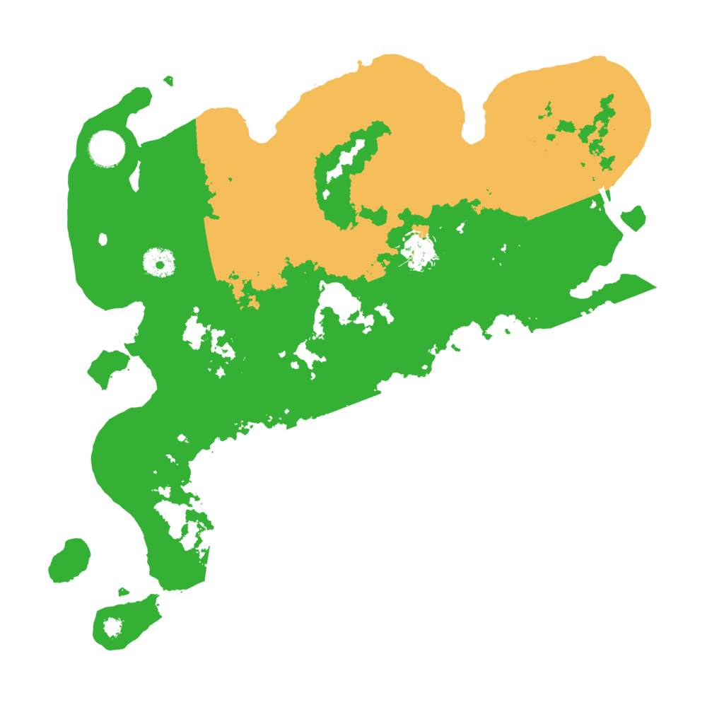 Biome Rust Map: Procedural Map, Size: 3500, Seed: 123213