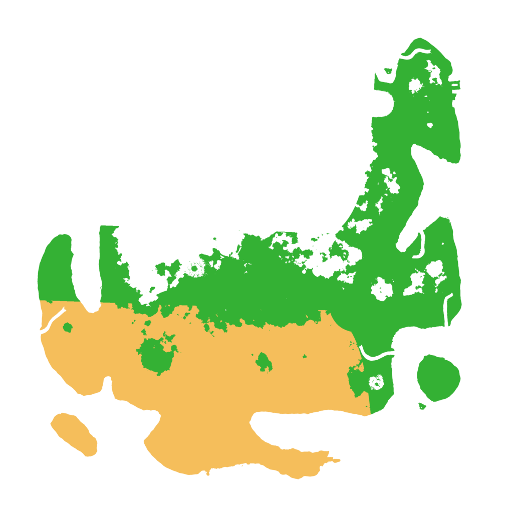 Biome Rust Map: Procedural Map, Size: 3500, Seed: 28223658