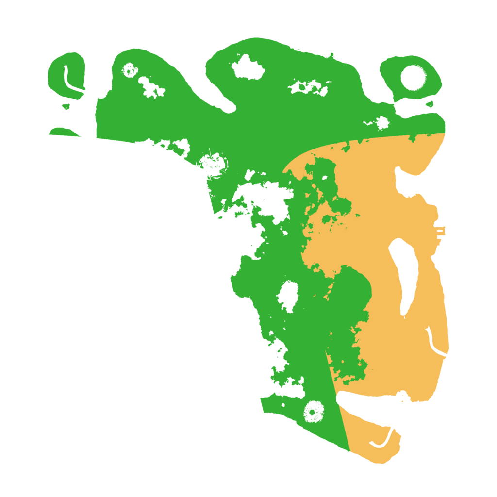 Biome Rust Map: Procedural Map, Size: 3500, Seed: 360691171