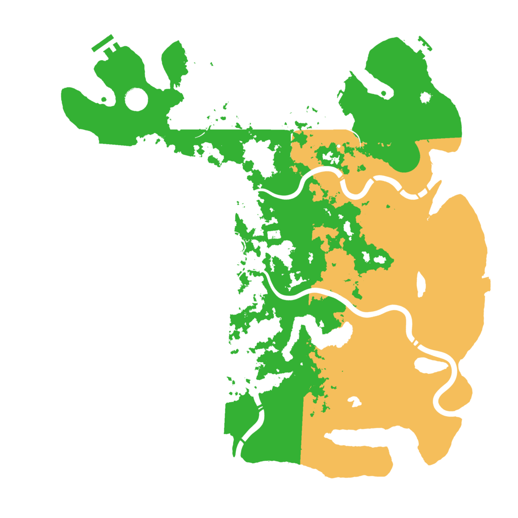 Biome Rust Map: Procedural Map, Size: 4253, Seed: 142291467