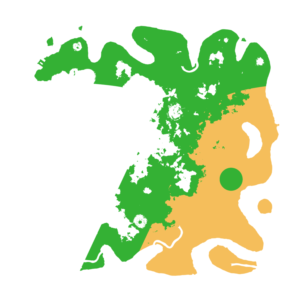 Biome Rust Map: Procedural Map, Size: 3500, Seed: 6485432