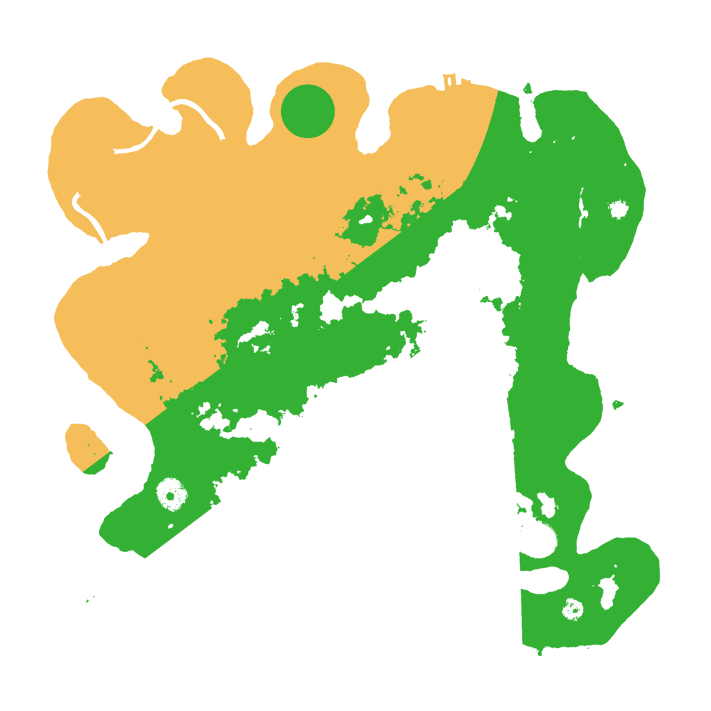 Biome Rust Map: Procedural Map, Size: 3500, Seed: 690580562