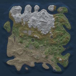 Thumbnail Rust Map: Procedural Map, Size: 4250, Seed: 663926572, 18 Monuments