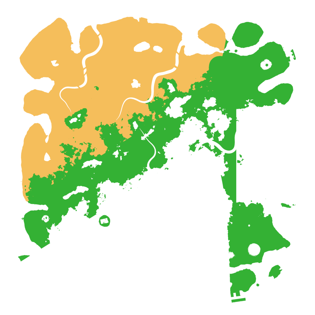 Biome Rust Map: Procedural Map, Size: 4500, Seed: 1059456883