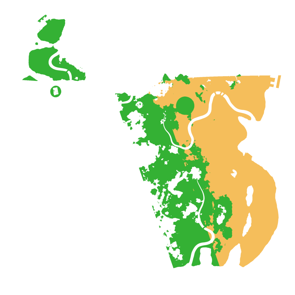 Biome Rust Map: Procedural Map, Size: 4300, Seed: 1313169