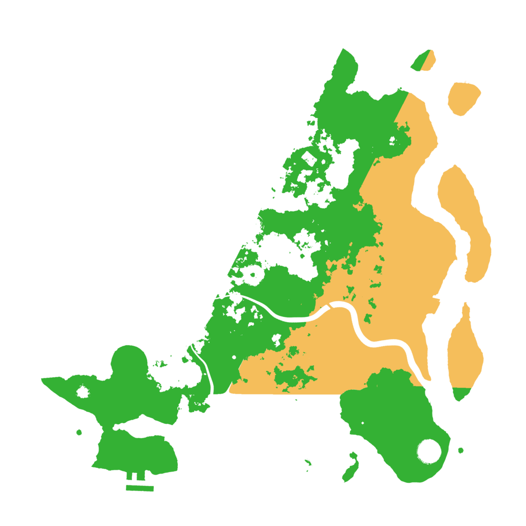 Biome Rust Map: Procedural Map, Size: 3850, Seed: 42