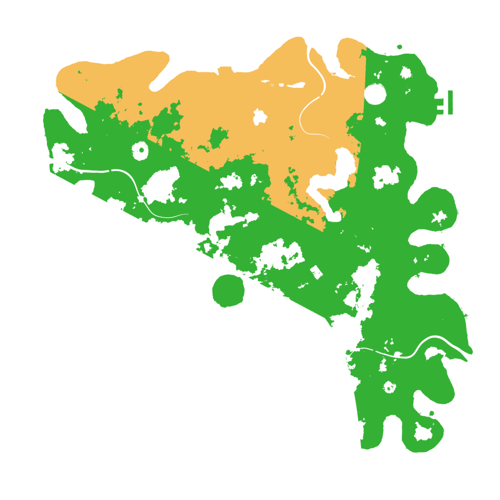 Biome Rust Map: Procedural Map, Size: 4200, Seed: 70204