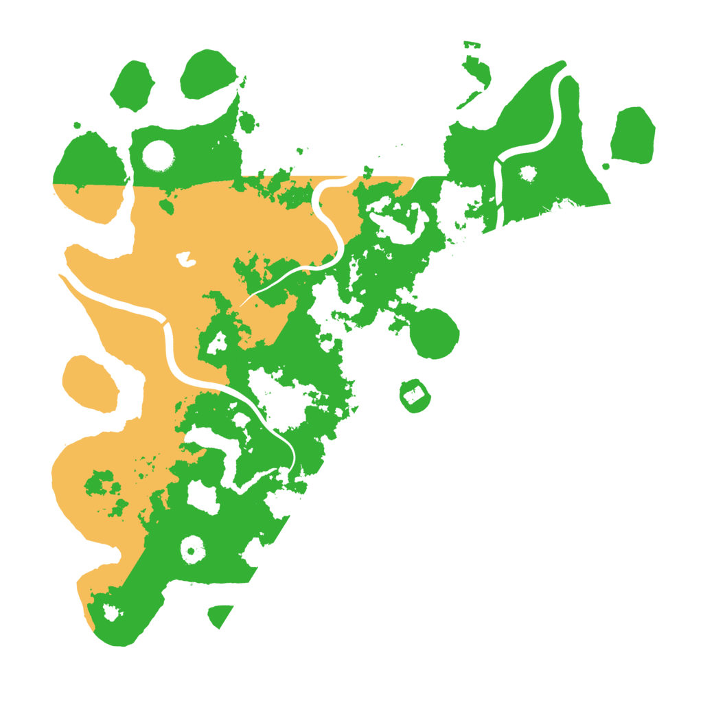 Biome Rust Map: Procedural Map, Size: 4000, Seed: 91121225