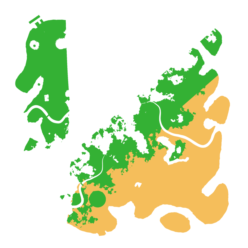 Biome Rust Map: Procedural Map, Size: 4000, Seed: 2426597