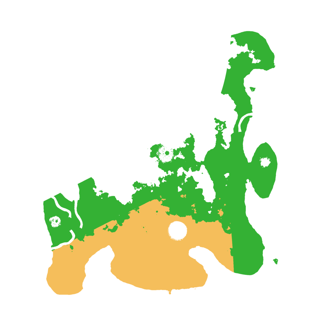 Biome Rust Map: Procedural Map, Size: 3000, Seed: 37443