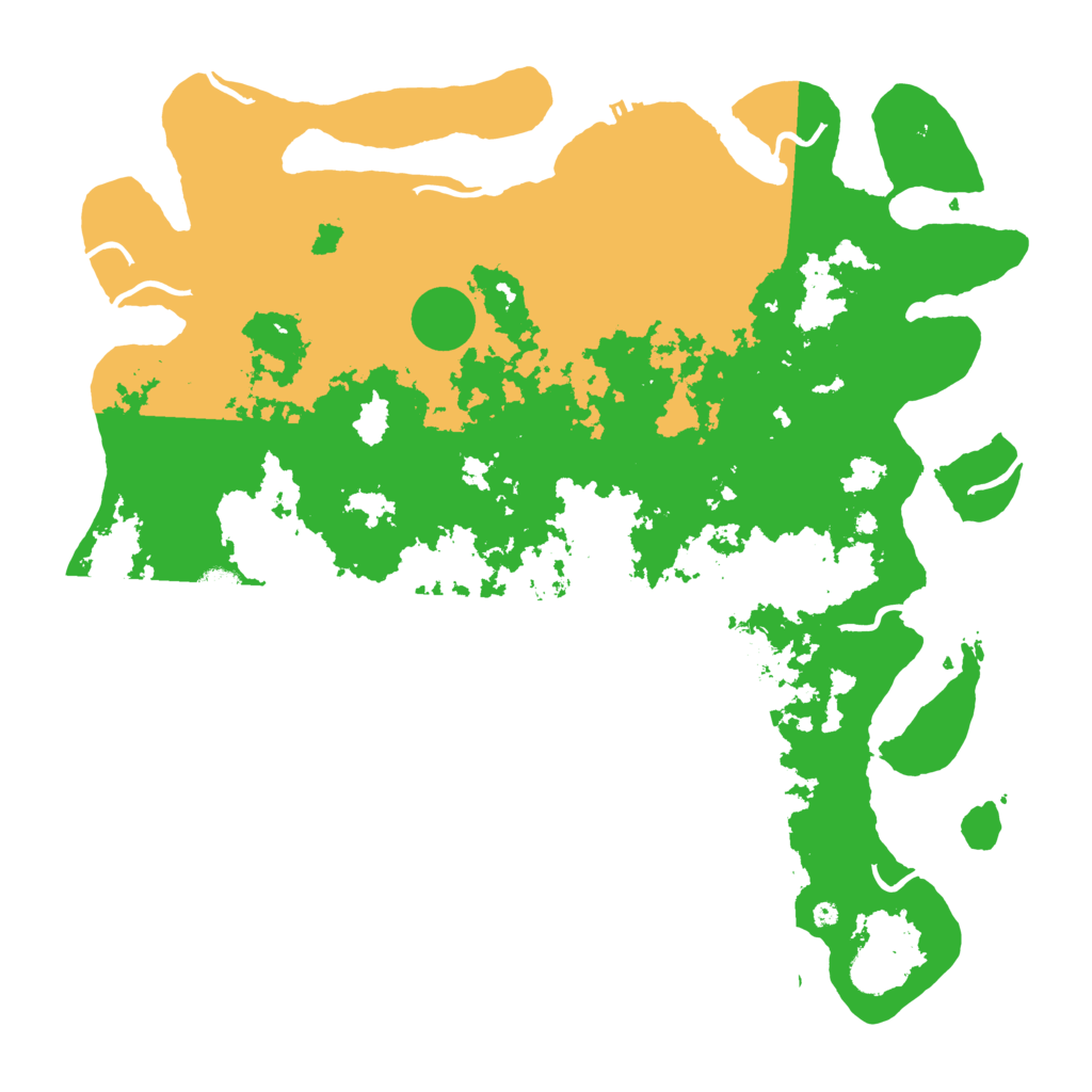 Biome Rust Map: Procedural Map, Size: 4500, Seed: 89325
