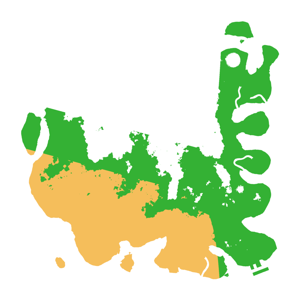 Biome Rust Map: Procedural Map, Size: 3700, Seed: 1070979736