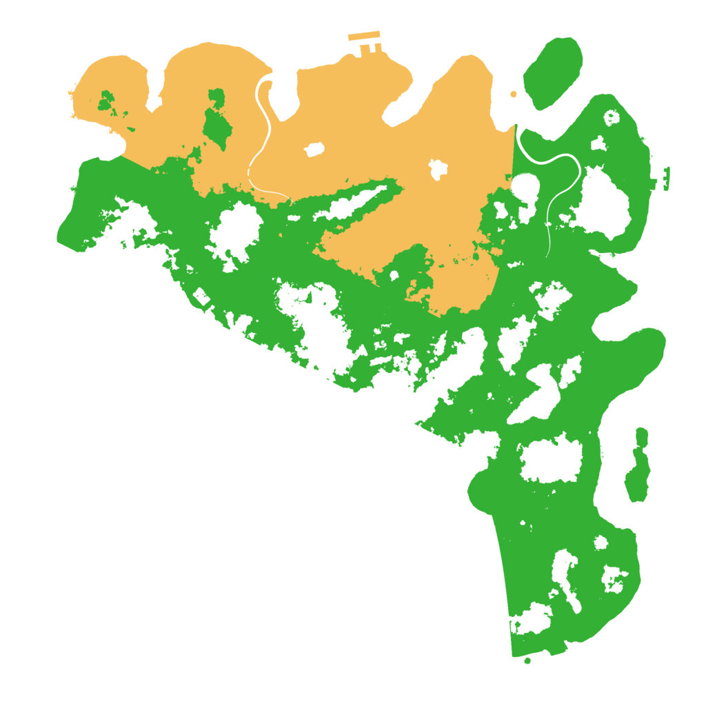 Biome Rust Map: Procedural Map, Size: 4500, Seed: 706874621