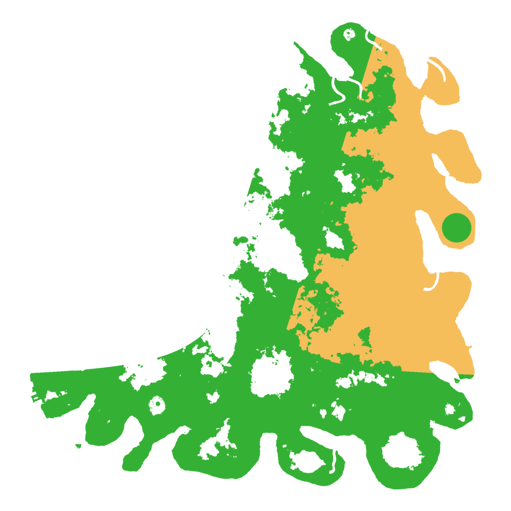 Biome Rust Map: Procedural Map, Size: 4600, Seed: 359849003