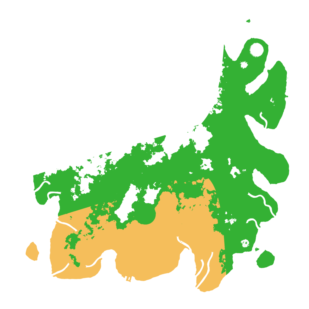Biome Rust Map: Procedural Map, Size: 4000, Seed: 1927