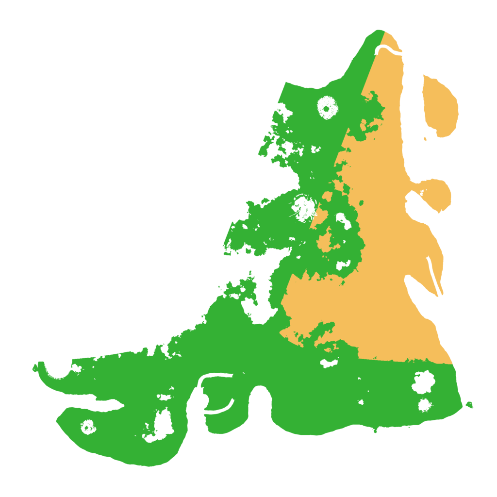 Biome Rust Map: Procedural Map, Size: 3500, Seed: 53821821