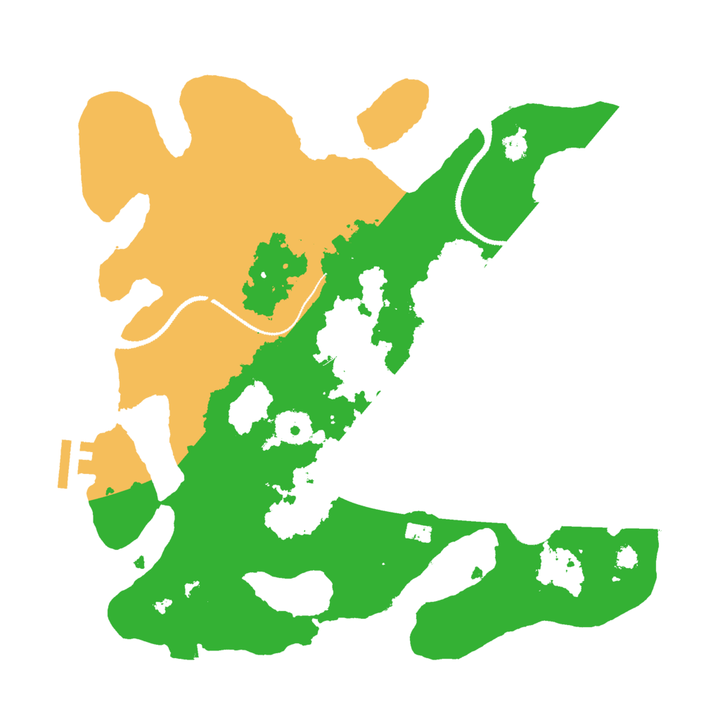 Biome Rust Map: Procedural Map, Size: 3000, Seed: 556013617