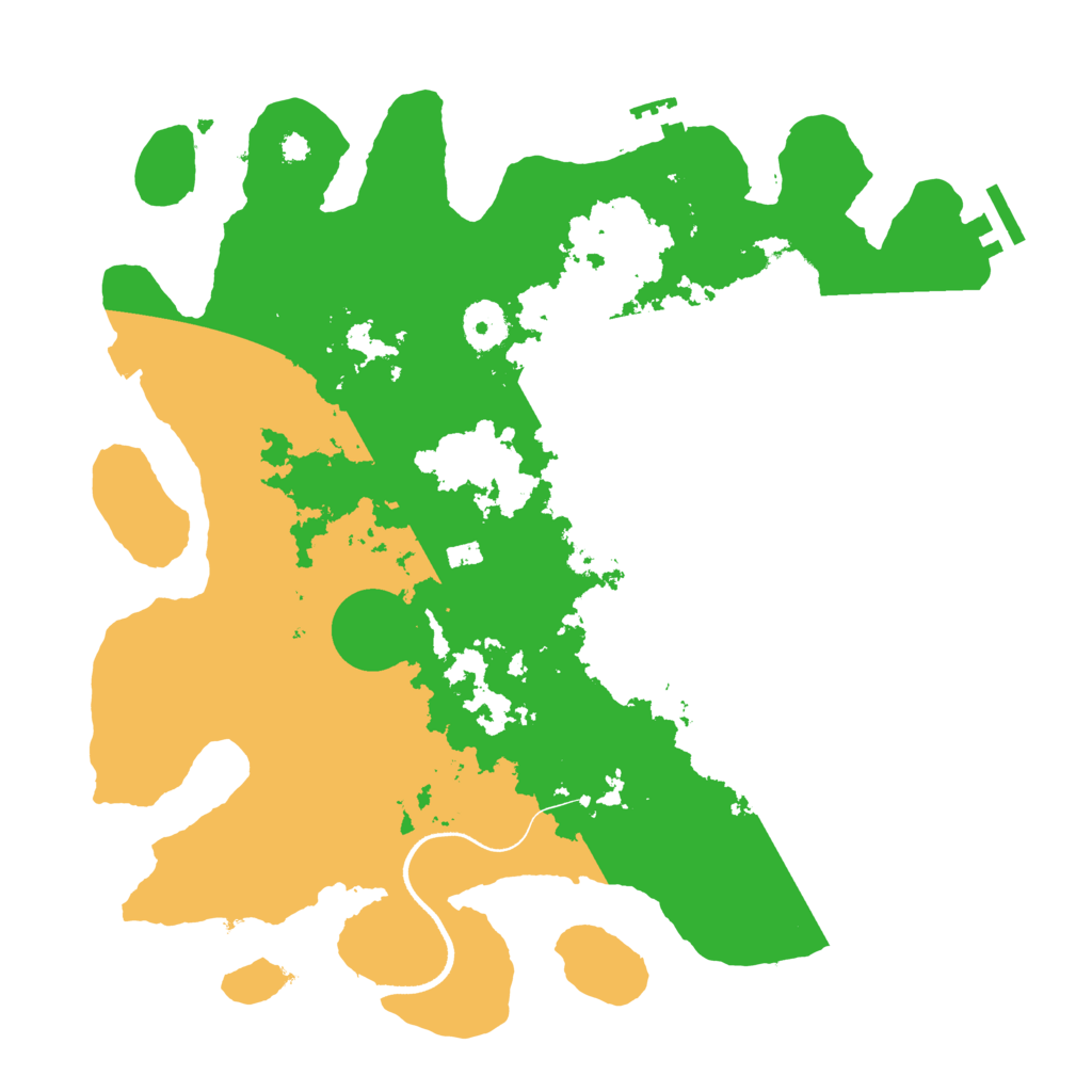 Biome Rust Map: Procedural Map, Size: 3500, Seed: 1919326127