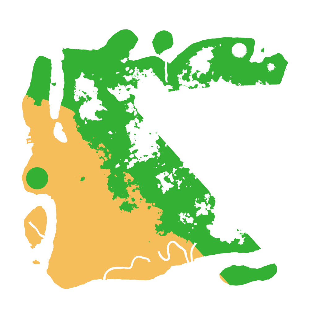 Biome Rust Map: Procedural Map, Size: 3800, Seed: 654965
