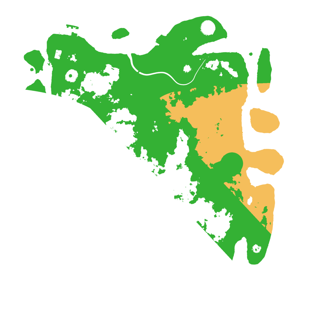 Biome Rust Map: Procedural Map, Size: 3700, Seed: 2133655308