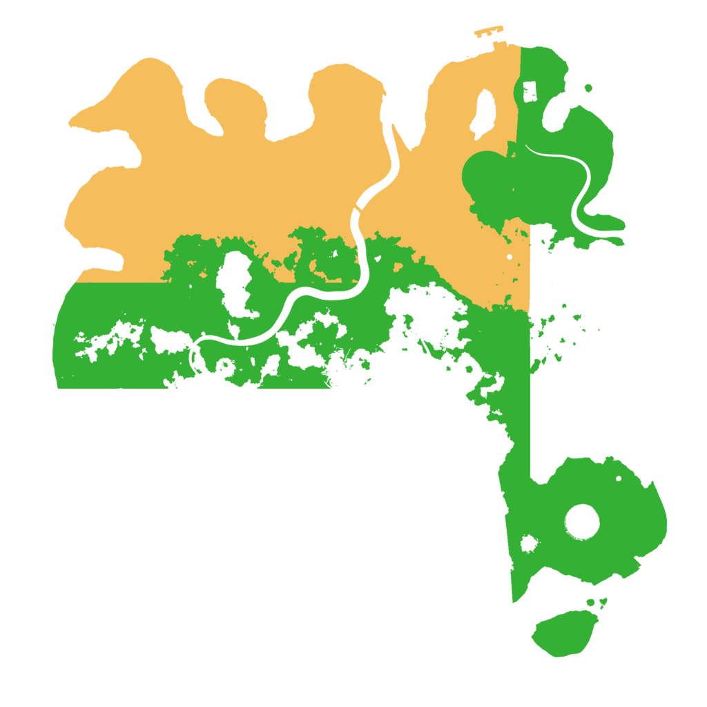 Biome Rust Map: Procedural Map, Size: 3700, Seed: 2133118179