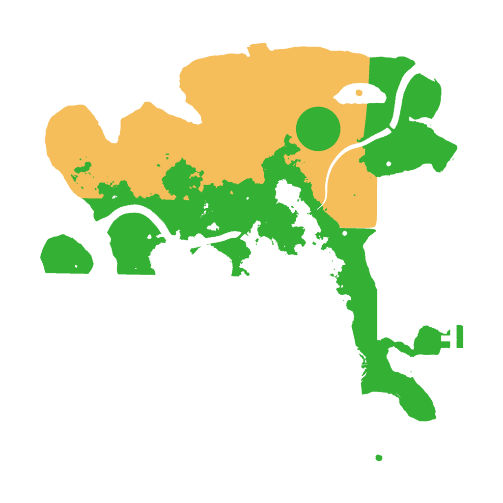 Biome Rust Map: Procedural Map, Size: 3000, Seed: 239097