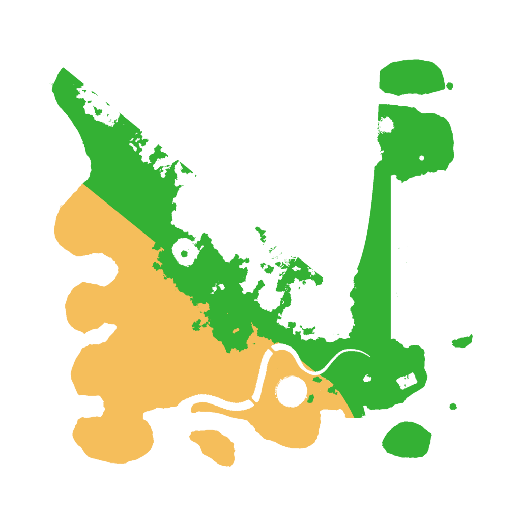 Biome Rust Map: Procedural Map, Size: 3000, Seed: 864875