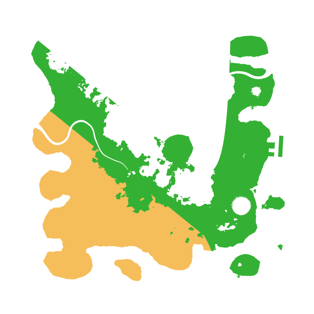 Biome Rust Map: Procedural Map, Size: 3000, Seed: 864875