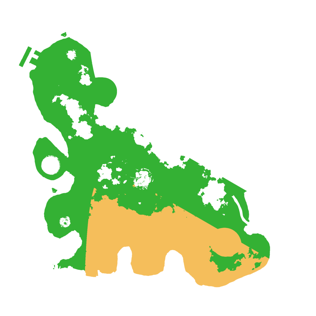 Biome Rust Map: Procedural Map, Size: 3000, Seed: 390283844