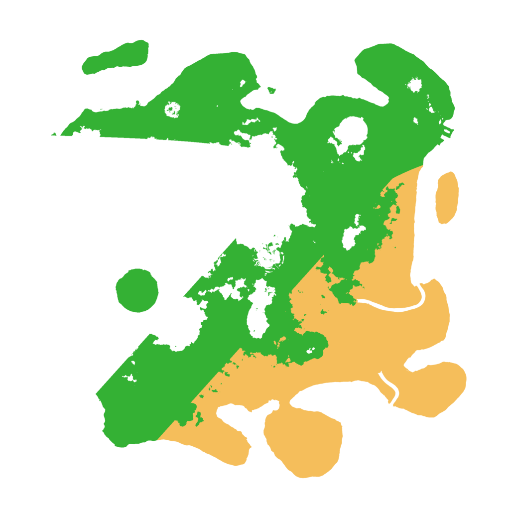 Biome Rust Map: Procedural Map, Size: 3300, Seed: 1921556989