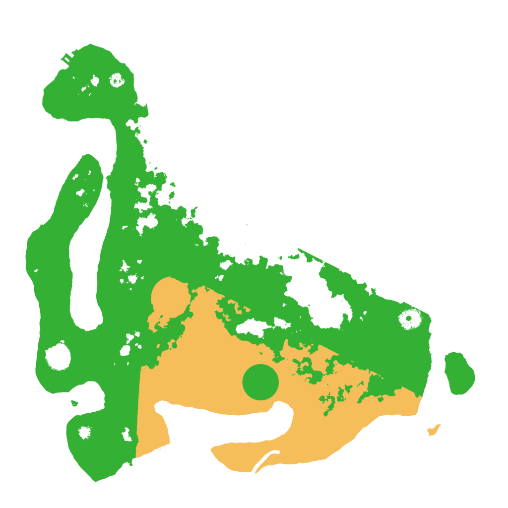 Biome Rust Map: Procedural Map, Size: 3700, Seed: 547574