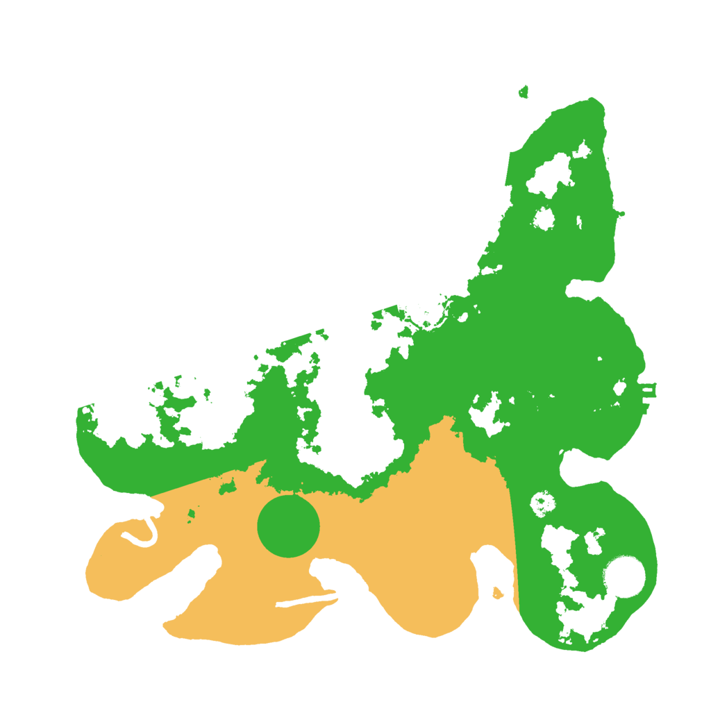 Biome Rust Map: Procedural Map, Size: 3000, Seed: 622181