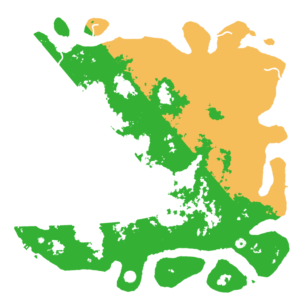 Biome Rust Map: Procedural Map, Size: 4500, Seed: 121691635