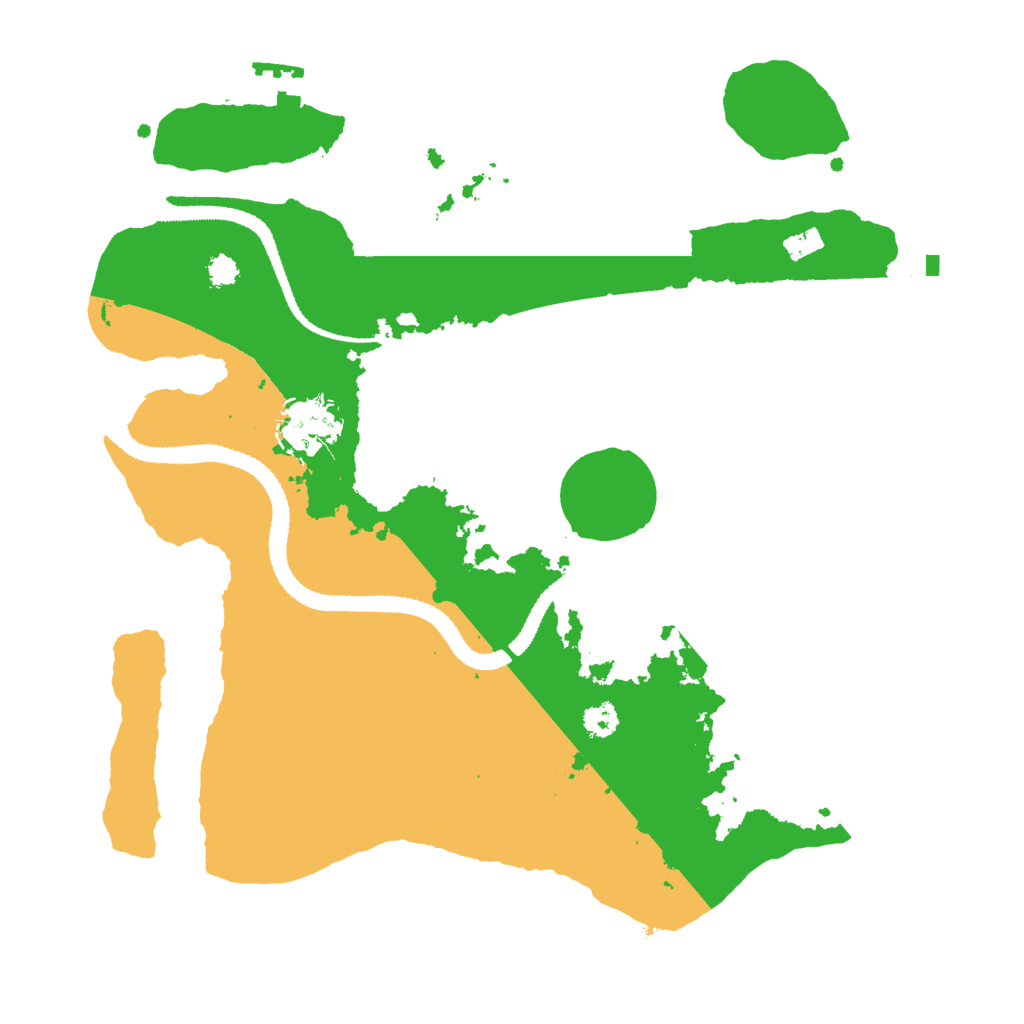 Biome Rust Map: Procedural Map, Size: 3000, Seed: 23135