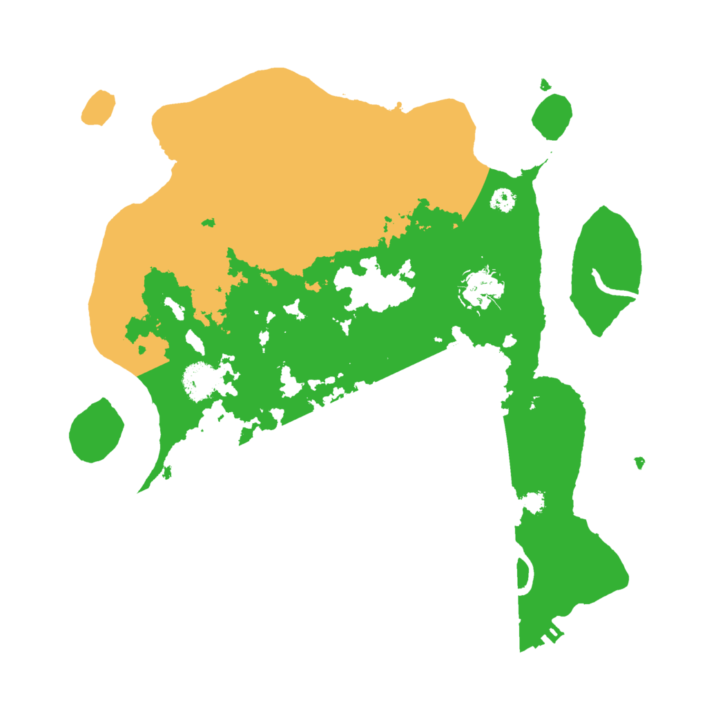 Biome Rust Map: Procedural Map, Size: 3000, Seed: 1216508819