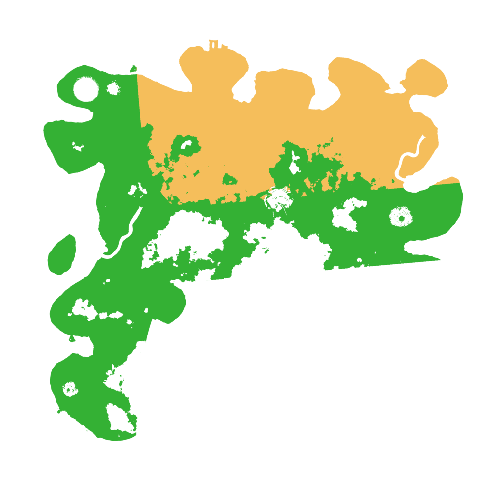 Biome Rust Map: Procedural Map, Size: 3550, Seed: 9070749