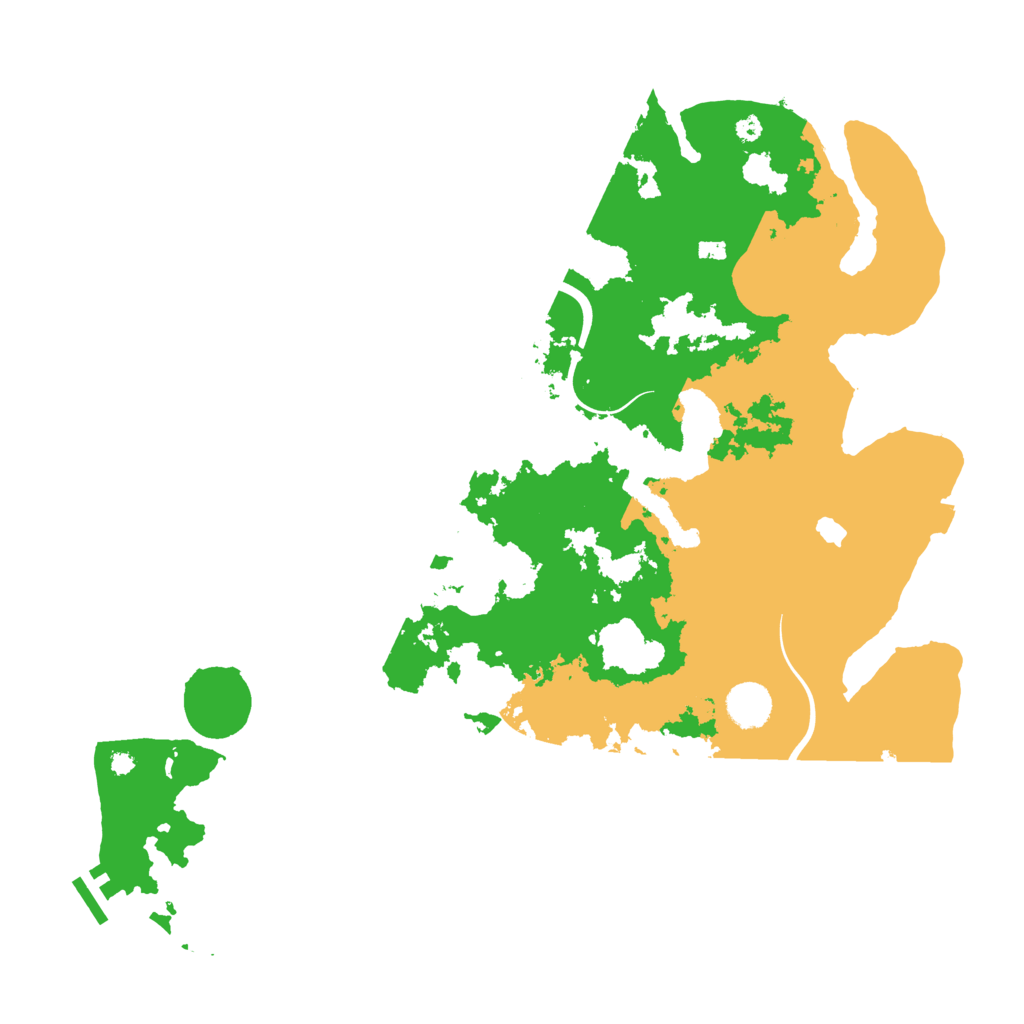 Biome Rust Map: Procedural Map, Size: 4000, Seed: 10670
