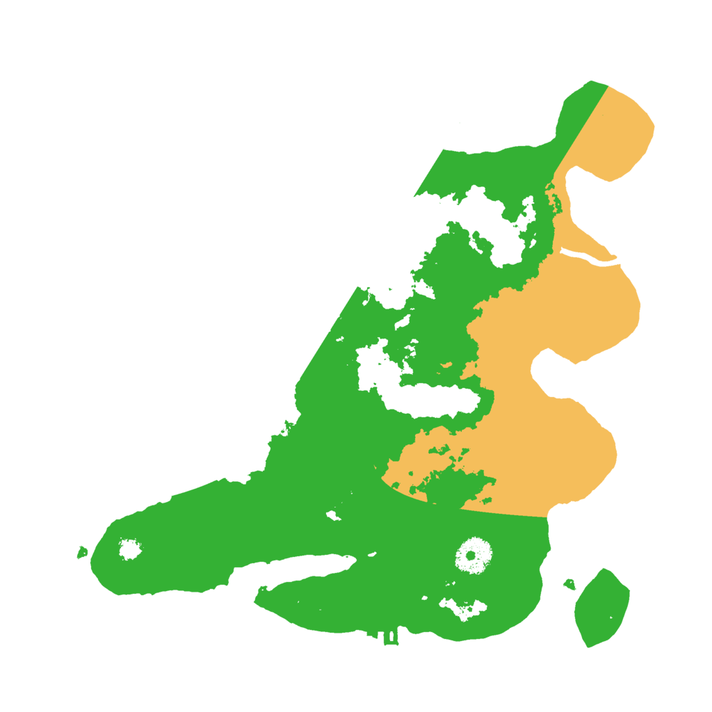 Biome Rust Map: Procedural Map, Size: 3000, Seed: 19110