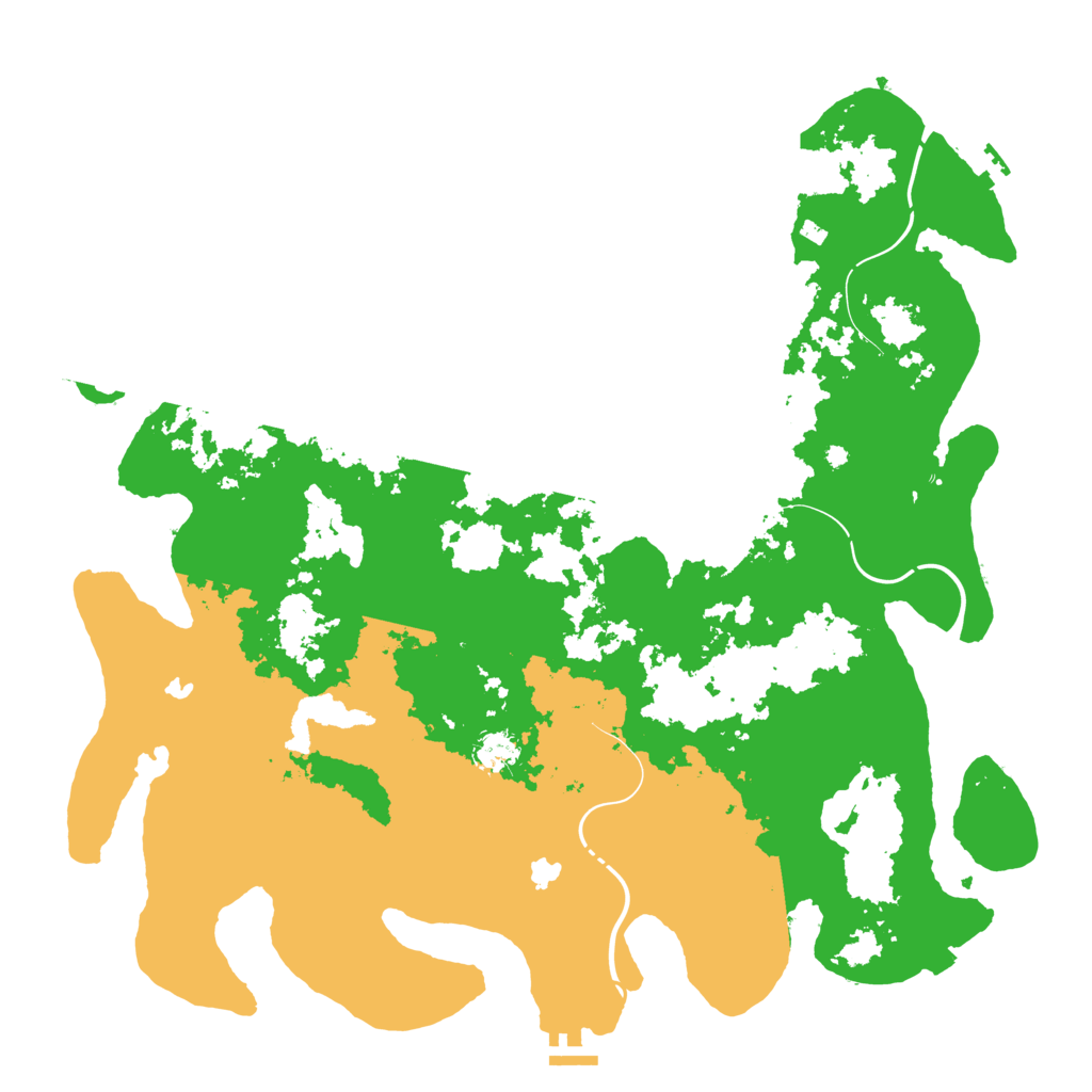 Biome Rust Map: Procedural Map, Size: 4500, Seed: 197534941