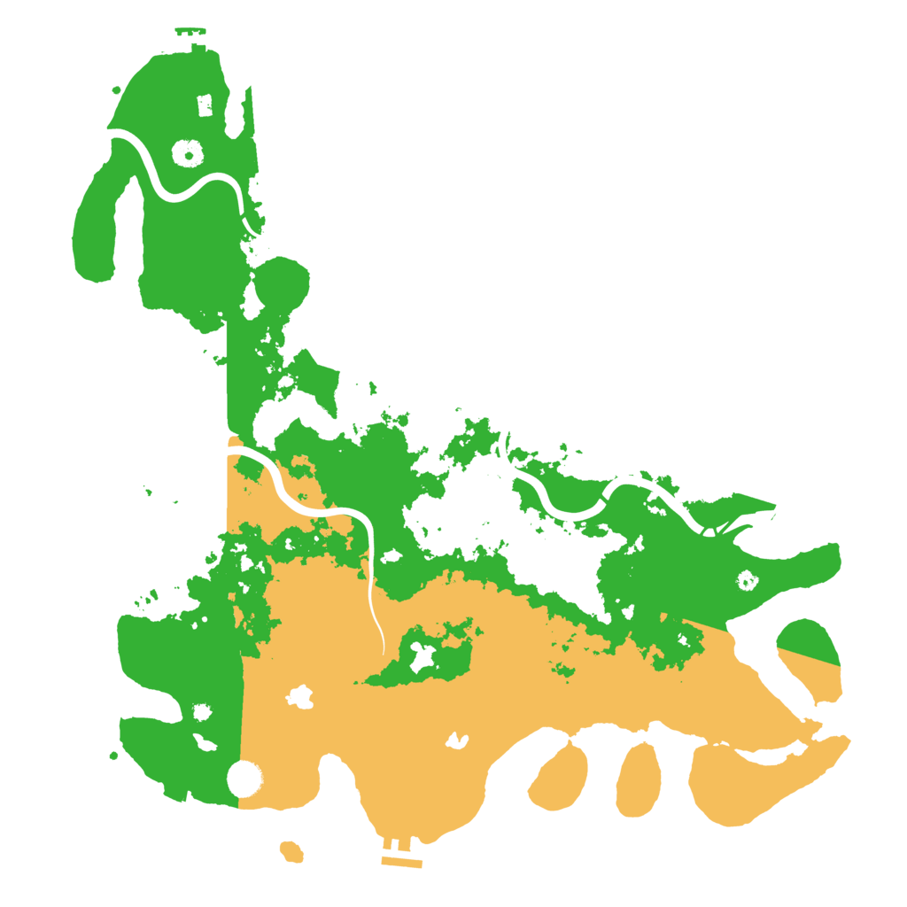 Biome Rust Map: Procedural Map, Size: 4500, Seed: 13375066