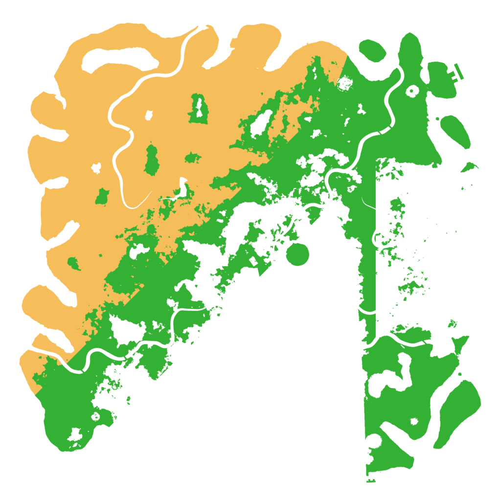 Biome Rust Map: Procedural Map, Size: 6000, Seed: 55634322
