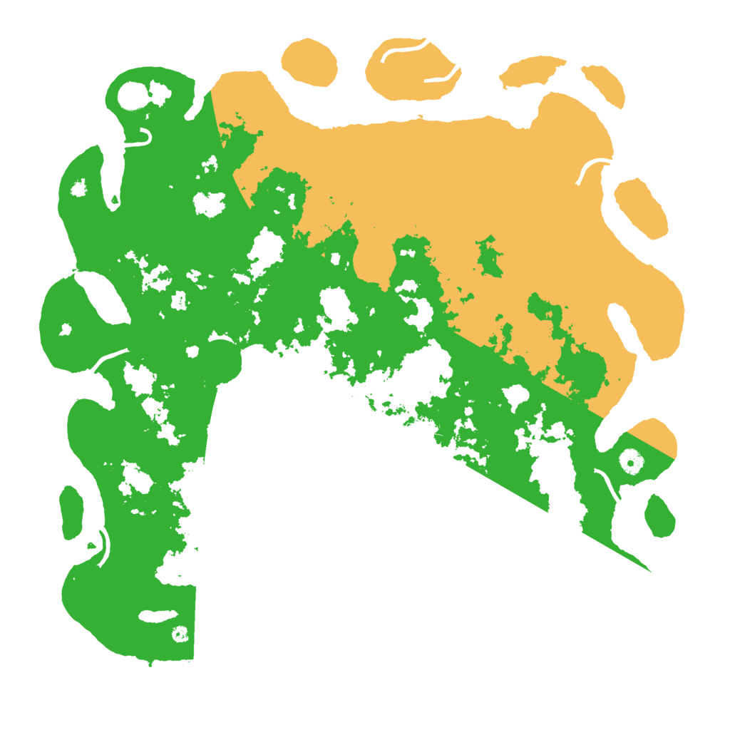 Biome Rust Map: Procedural Map, Size: 4500, Seed: 830008043