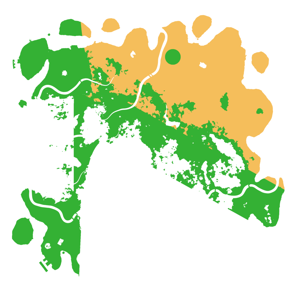 Biome Rust Map: Procedural Map, Size: 5000, Seed: 1161777943