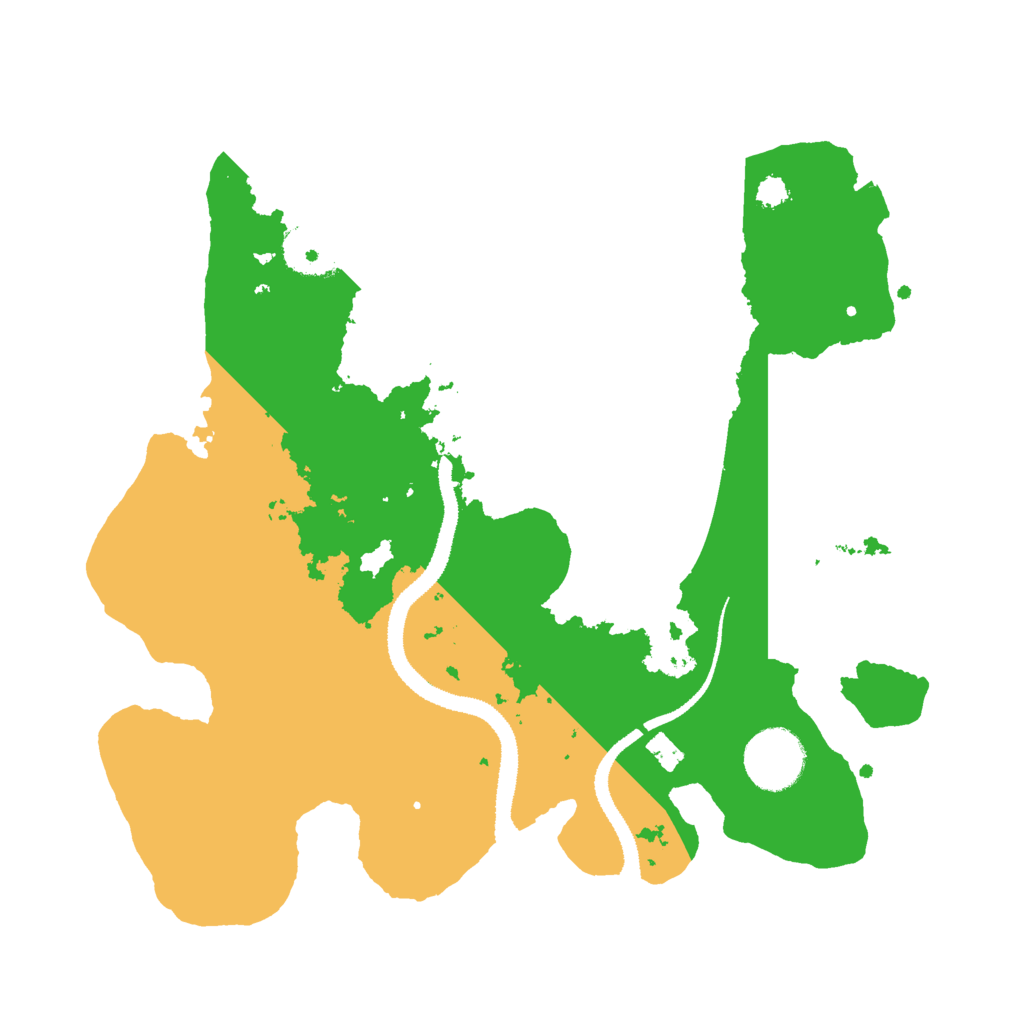 Biome Rust Map: Procedural Map, Size: 3000, Seed: 885140