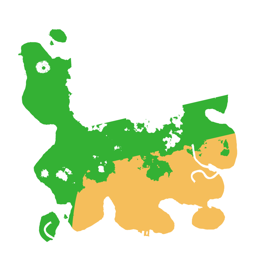 Biome Rust Map: Procedural Map, Size: 3000, Seed: 1217766