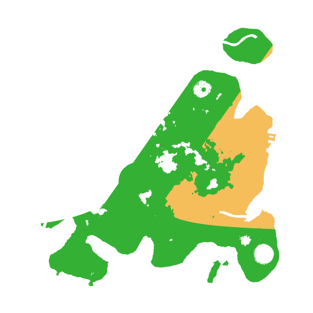 Biome Rust Map: Procedural Map, Size: 2800, Seed: 58697837