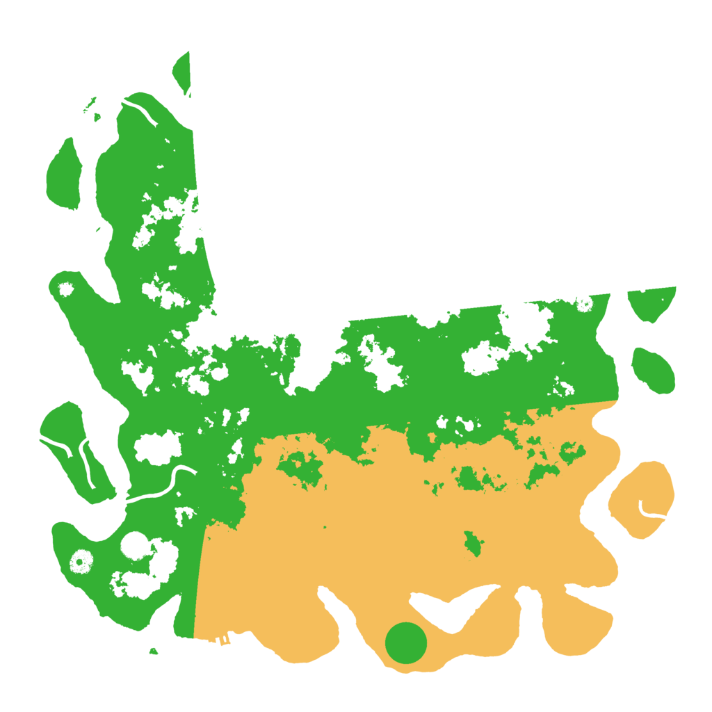 Biome Rust Map: Procedural Map, Size: 4500, Seed: 54363105