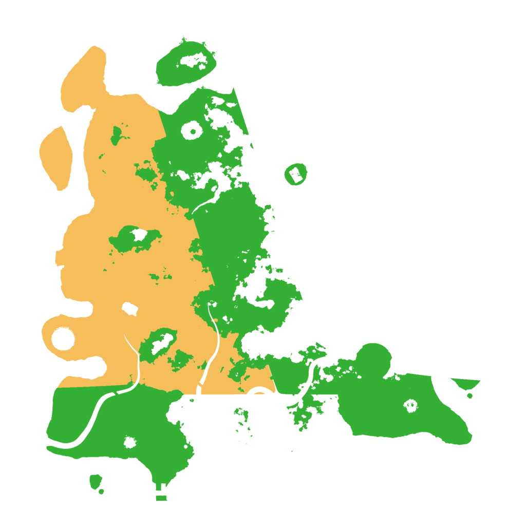 Biome Rust Map: Procedural Map, Size: 4000, Seed: 14284
