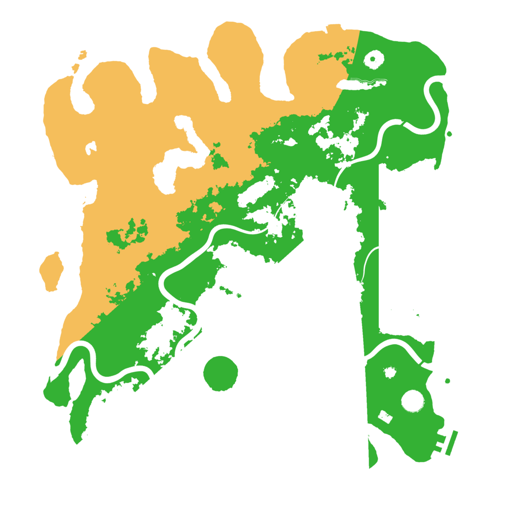 Biome Rust Map: Procedural Map, Size: 4000, Seed: 368